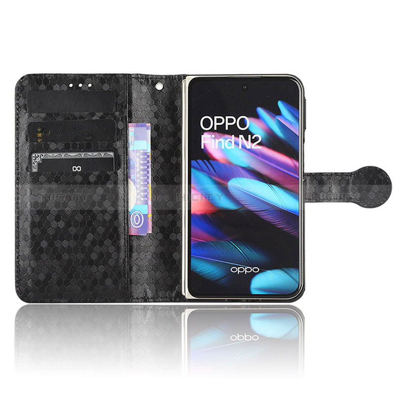 Funda de Cuero Cartera con Soporte Carcasa C01X para Oppo Find N2 5G