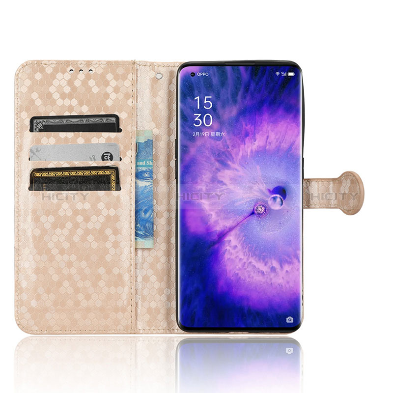 Funda de Cuero Cartera con Soporte Carcasa C01X para Oppo Find X5 5G