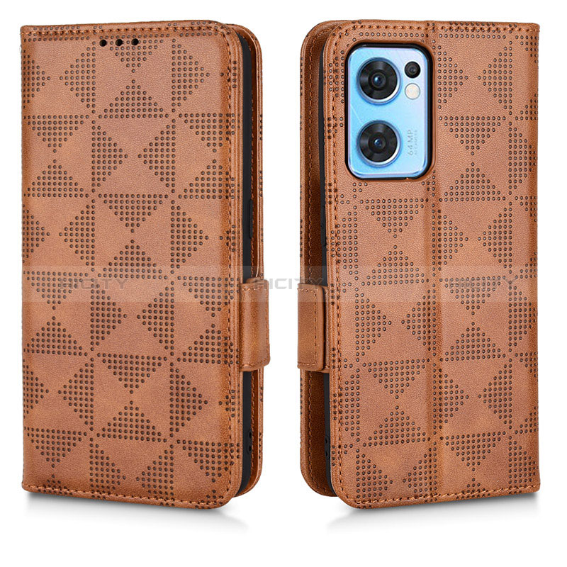 Funda de Cuero Cartera con Soporte Carcasa C01X para Oppo Find X5 Lite 5G