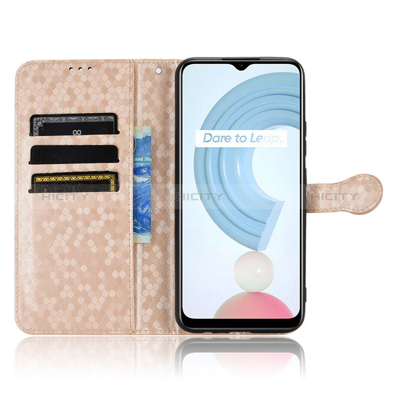 Funda de Cuero Cartera con Soporte Carcasa C01X para Realme C25Y