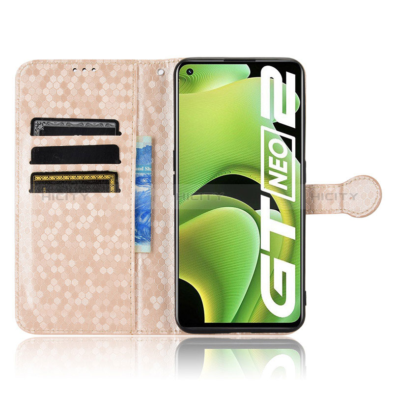 Funda de Cuero Cartera con Soporte Carcasa C01X para Realme GT Neo 3T 5G