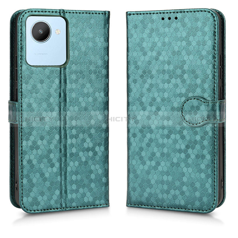 Funda de Cuero Cartera con Soporte Carcasa C01X para Realme Narzo 50i Prime