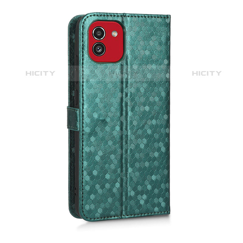 Funda de Cuero Cartera con Soporte Carcasa C01X para Samsung Galaxy A03