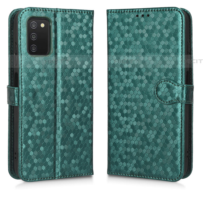 Funda de Cuero Cartera con Soporte Carcasa C01X para Samsung Galaxy A03s