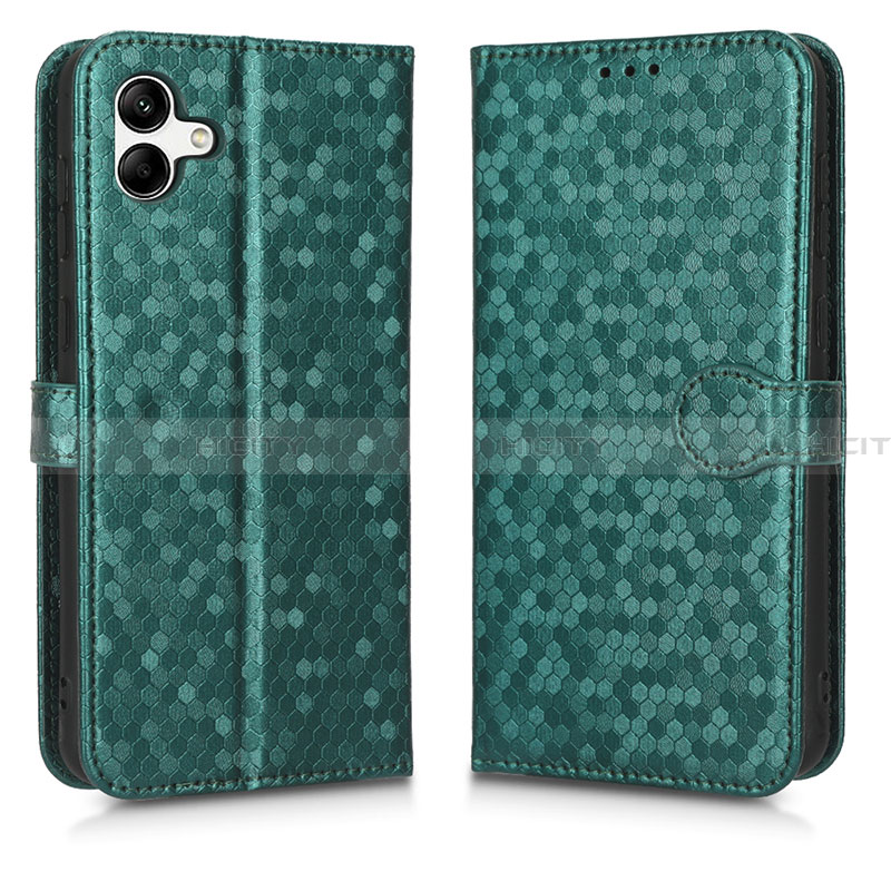 Funda de Cuero Cartera con Soporte Carcasa C01X para Samsung Galaxy A04 4G Verde