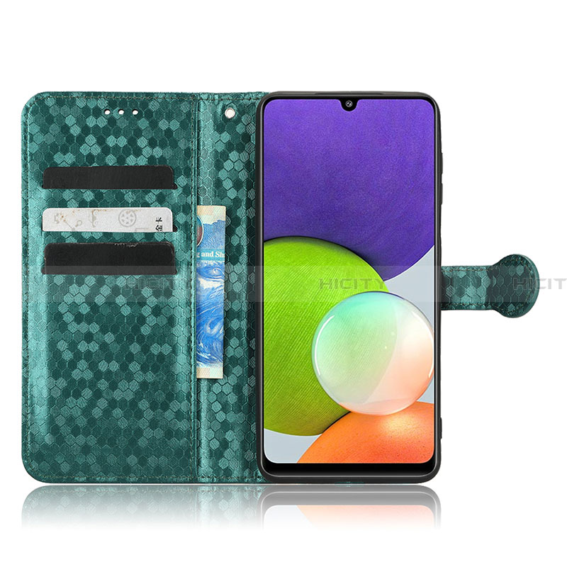 Funda de Cuero Cartera con Soporte Carcasa C01X para Samsung Galaxy A22 4G