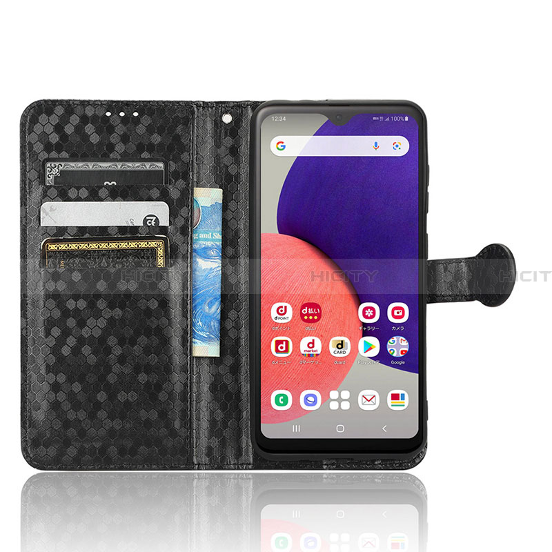 Funda de Cuero Cartera con Soporte Carcasa C01X para Samsung Galaxy A22 5G SC-56B