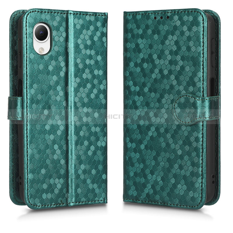 Funda de Cuero Cartera con Soporte Carcasa C01X para Samsung Galaxy A23e 5G Verde