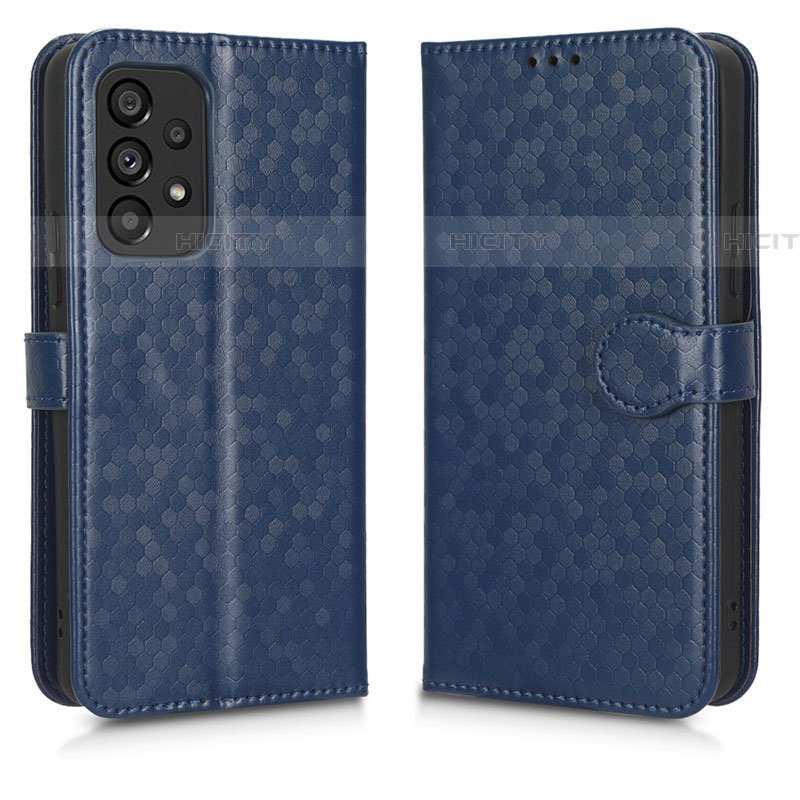 Funda de Cuero Cartera con Soporte Carcasa C01X para Samsung Galaxy A53 5G Azul