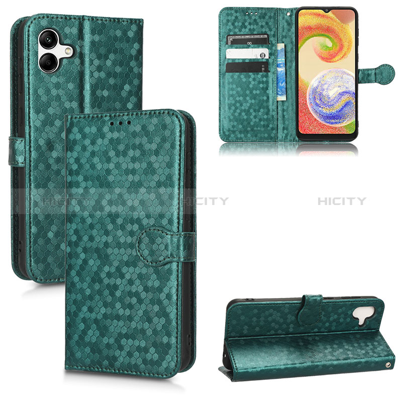 Funda de Cuero Cartera con Soporte Carcasa C01X para Samsung Galaxy M04