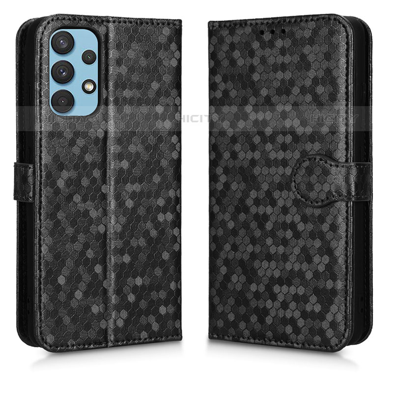 Funda de Cuero Cartera con Soporte Carcasa C01X para Samsung Galaxy M32 5G Negro