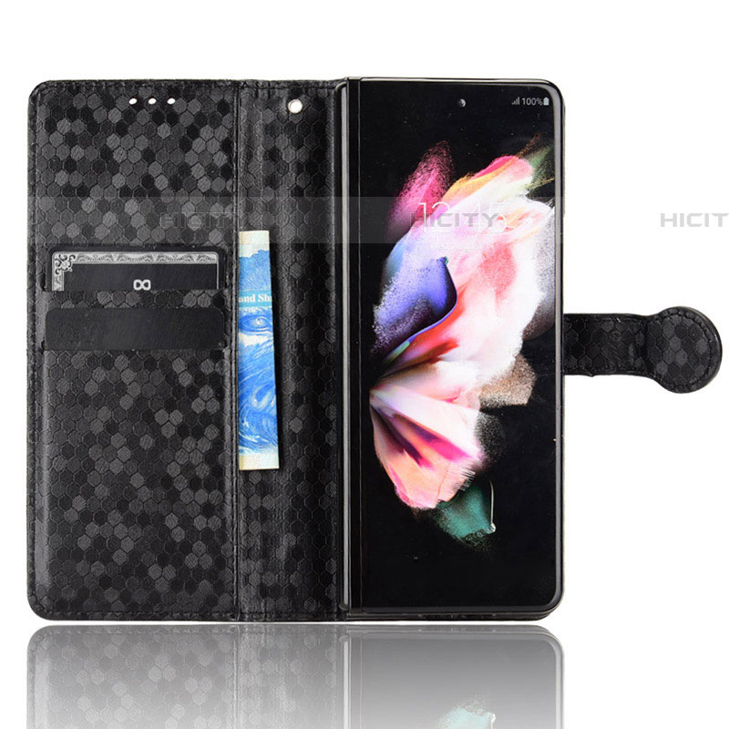 Funda de Cuero Cartera con Soporte Carcasa C01X para Samsung Galaxy Z Fold4 5G