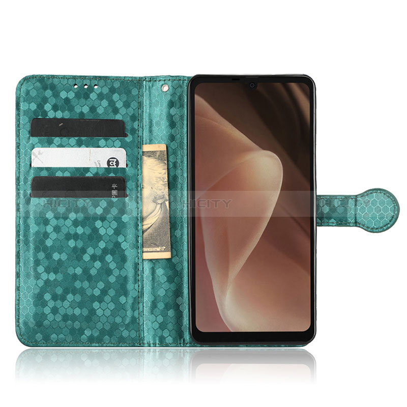 Funda de Cuero Cartera con Soporte Carcasa C01X para Sharp Aquos Sense7 Plus