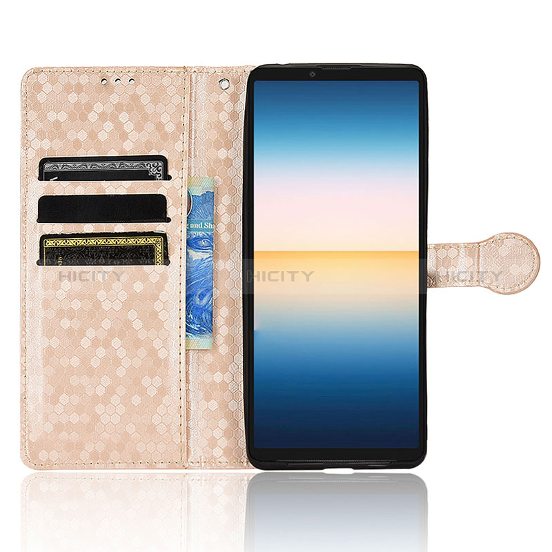 Funda de Cuero Cartera con Soporte Carcasa C01X para Sony Xperia 1 III