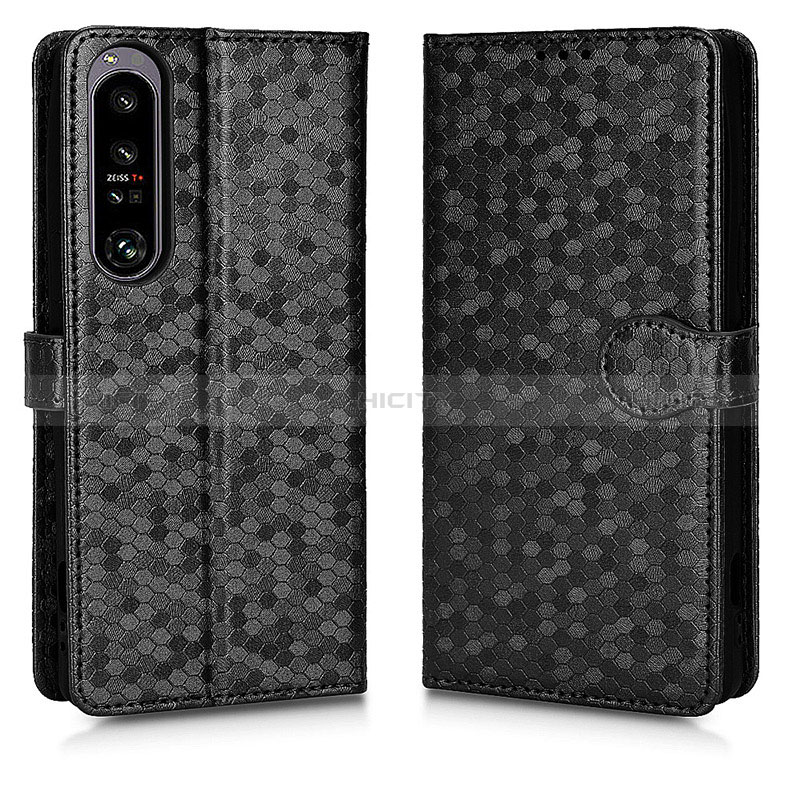 Funda de Cuero Cartera con Soporte Carcasa C01X para Sony Xperia 1 IV SO-51C