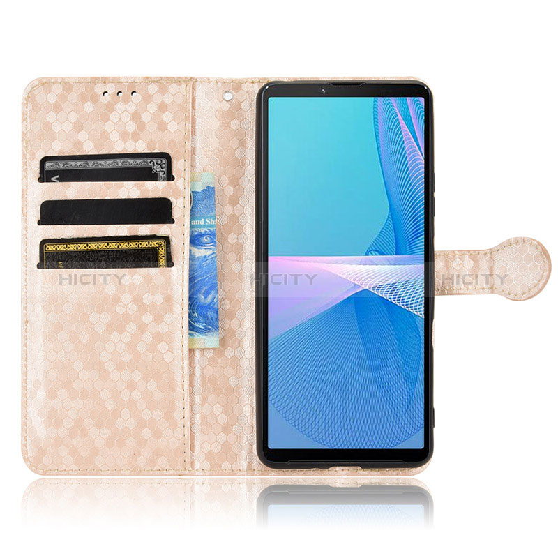 Funda de Cuero Cartera con Soporte Carcasa C01X para Sony Xperia 10 III SO-52B