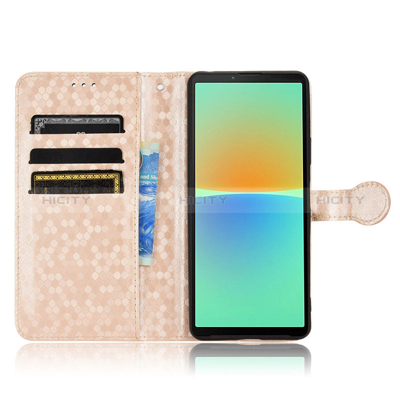 Funda de Cuero Cartera con Soporte Carcasa C01X para Sony Xperia 10 IV