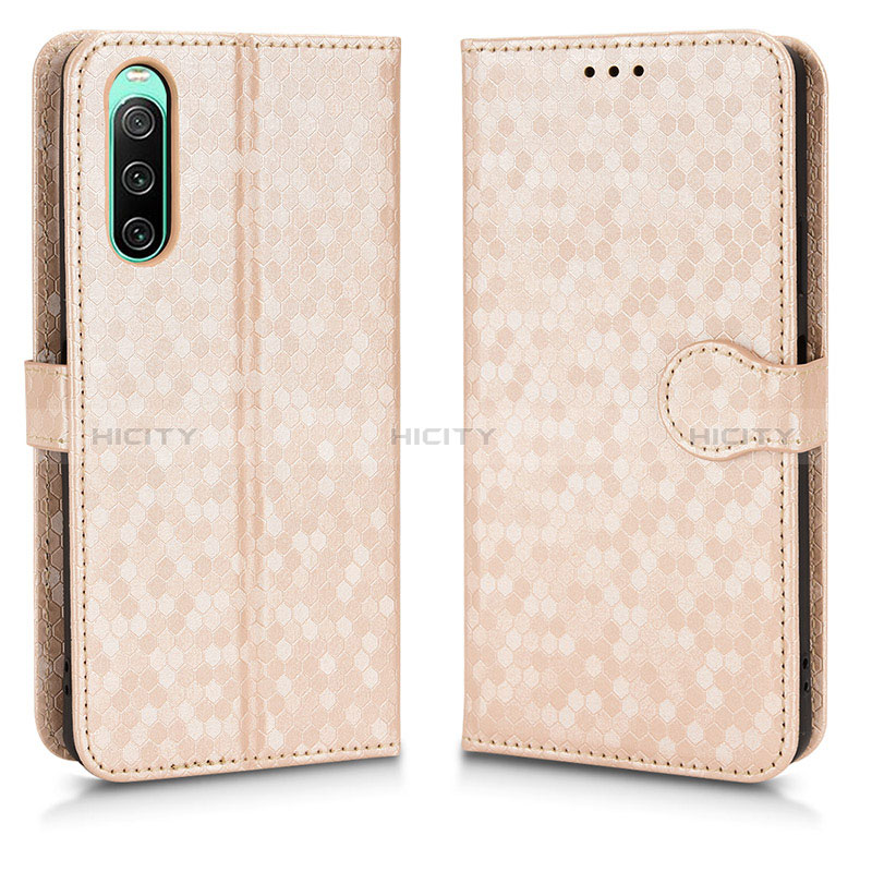 Funda de Cuero Cartera con Soporte Carcasa C01X para Sony Xperia 10 IV SOG07