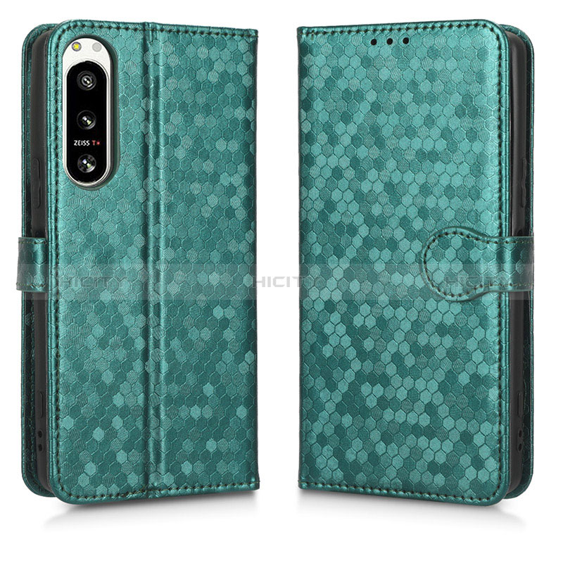 Funda de Cuero Cartera con Soporte Carcasa C01X para Sony Xperia 5 IV