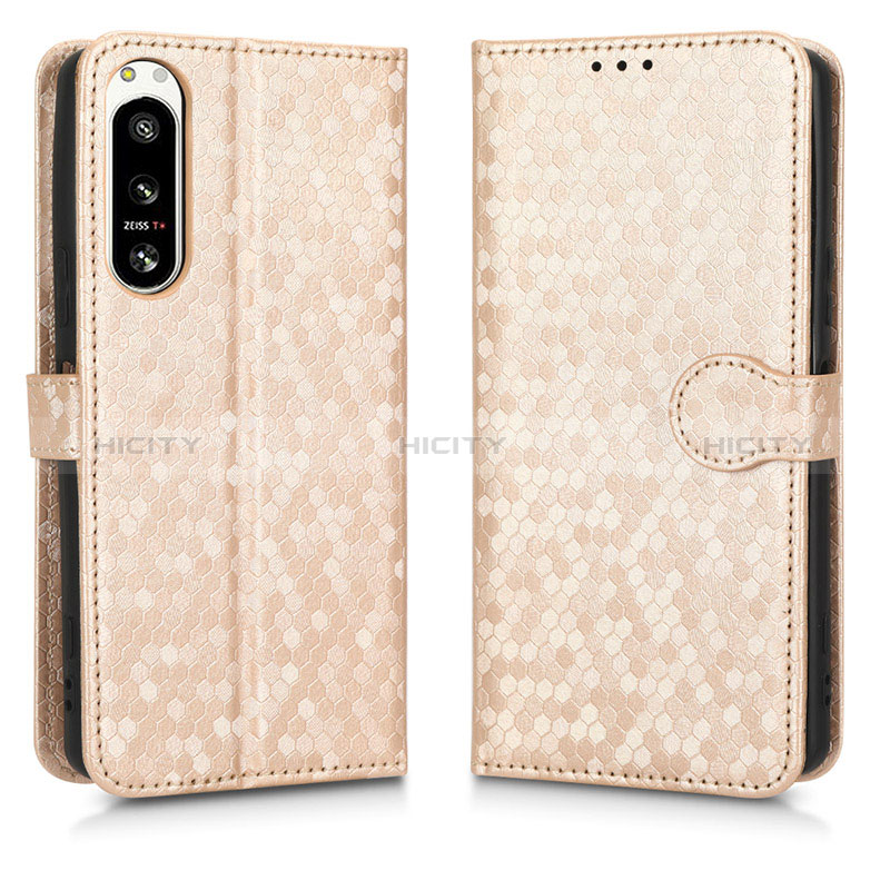 Funda de Cuero Cartera con Soporte Carcasa C01X para Sony Xperia 5 IV