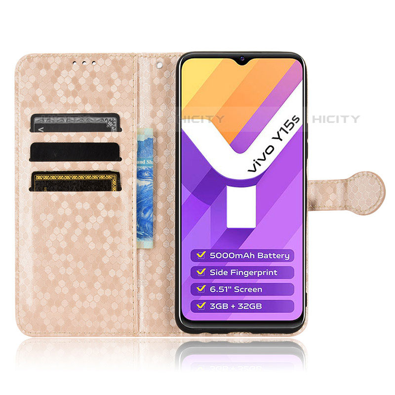 Funda de Cuero Cartera con Soporte Carcasa C01X para Vivo iQOO U5x