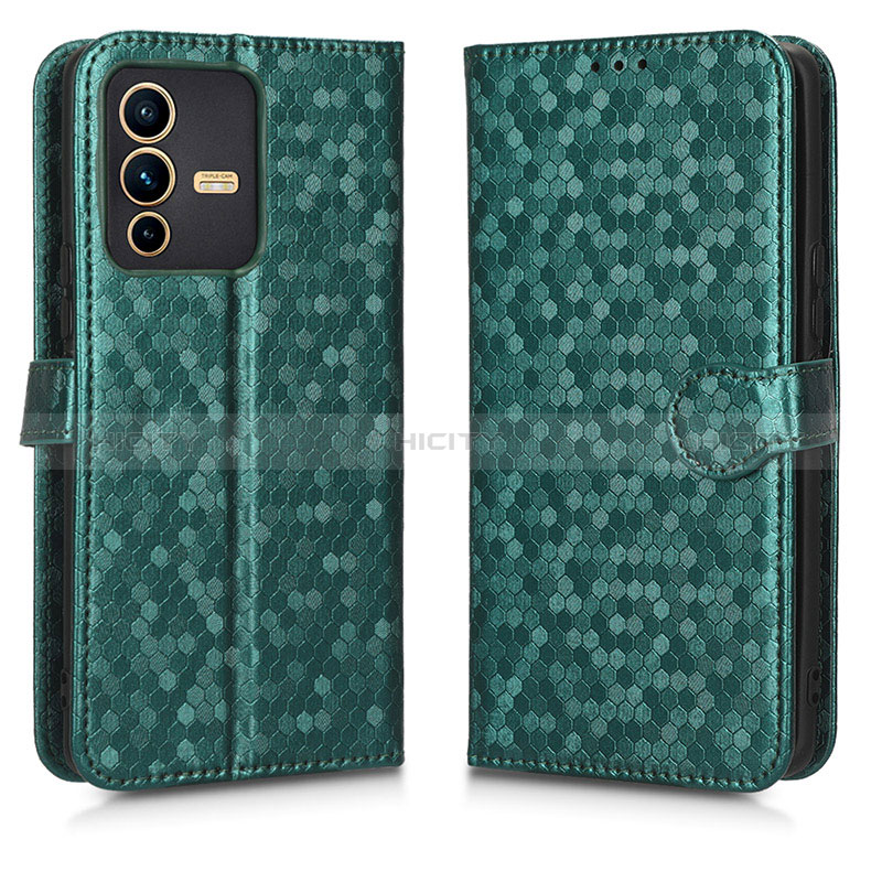 Funda de Cuero Cartera con Soporte Carcasa C01X para Vivo V23 5G