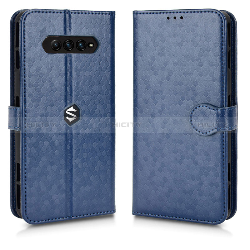 Funda de Cuero Cartera con Soporte Carcasa C01X para Xiaomi Black Shark 4 5G Azul