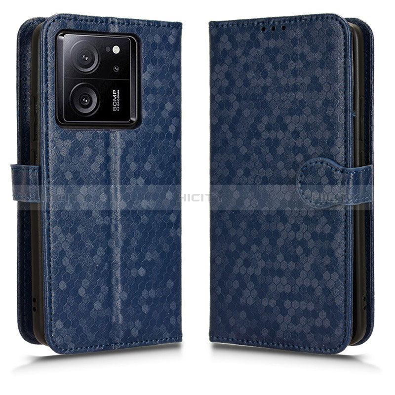 Funda de Cuero Cartera con Soporte Carcasa C01X para Xiaomi Mi 13T 5G Azul