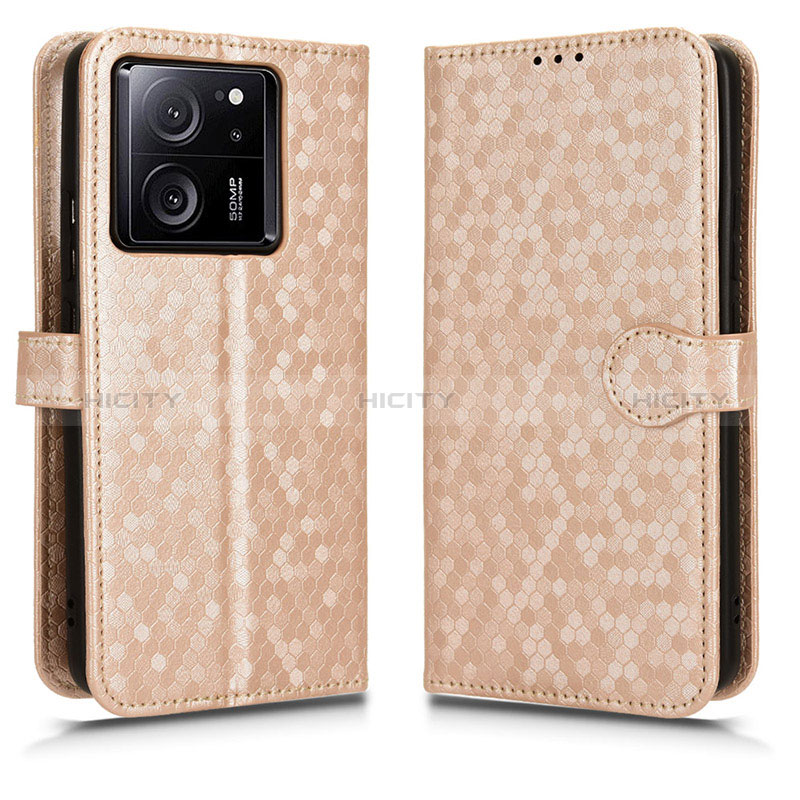 Funda de Cuero Cartera con Soporte Carcasa C01X para Xiaomi Mi 13T Pro 5G Oro