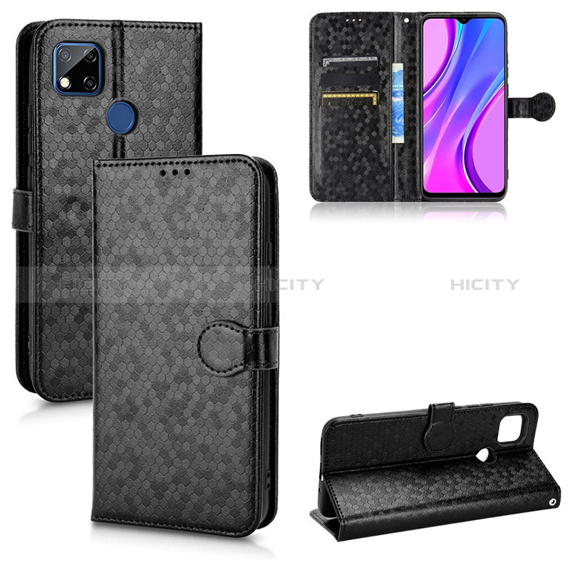 Funda de Cuero Cartera con Soporte Carcasa C01X para Xiaomi Redmi 9 India