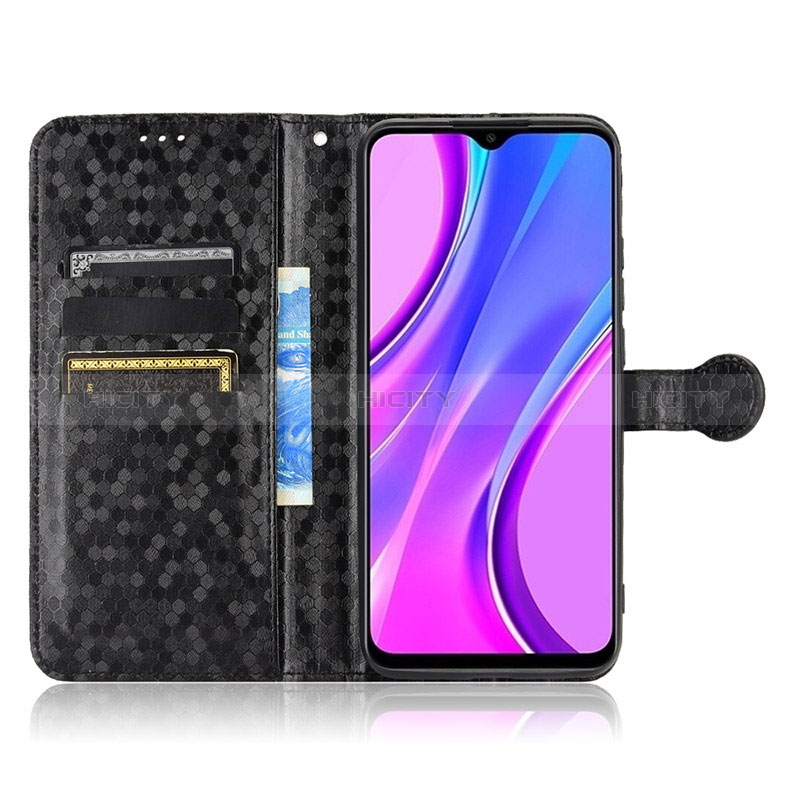 Funda de Cuero Cartera con Soporte Carcasa C01X para Xiaomi Redmi 9 India