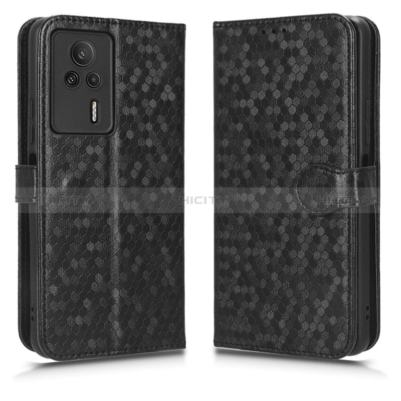 Funda de Cuero Cartera con Soporte Carcasa C01X para Xiaomi Redmi K60E 5G Negro