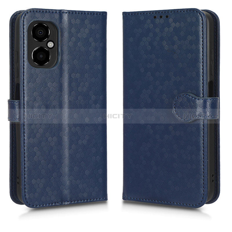 Funda de Cuero Cartera con Soporte Carcasa C01X para Xiaomi Redmi Note 12R Pro 5G Azul