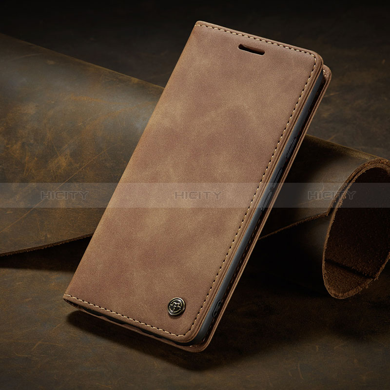 Funda de Cuero Cartera con Soporte Carcasa C02S para Google Pixel 6a 5G Marron Claro