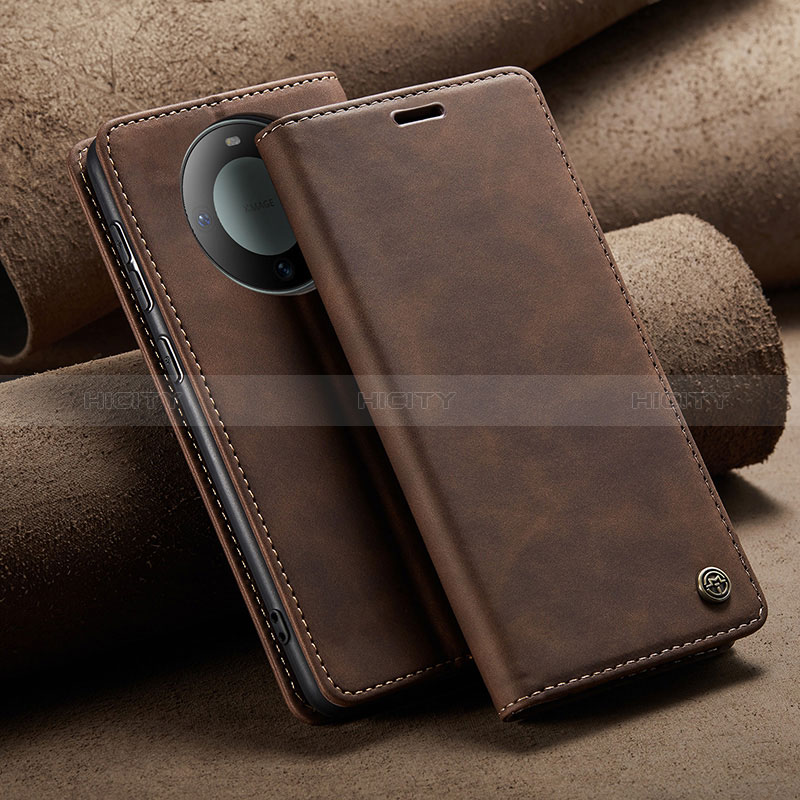 Funda de Cuero Cartera con Soporte Carcasa C02S para Huawei Mate 60