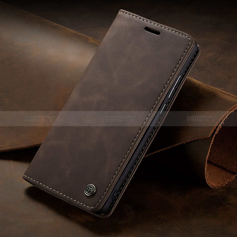 Funda de Cuero Cartera con Soporte Carcasa C02S para Huawei P40 Pro Marron