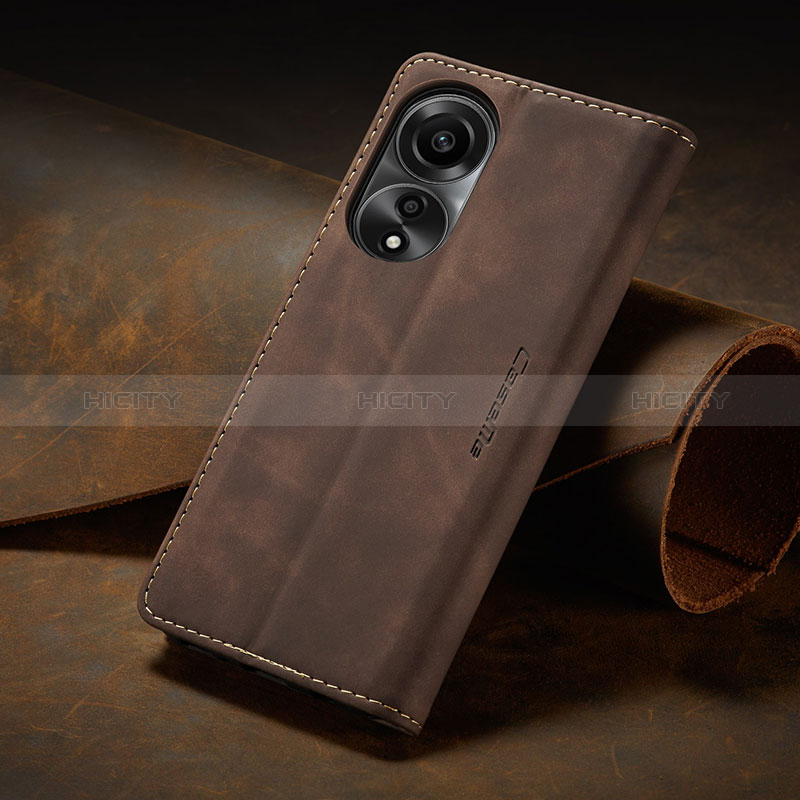 Funda de Cuero Cartera con Soporte Carcasa C02S para Oppo A78 4G