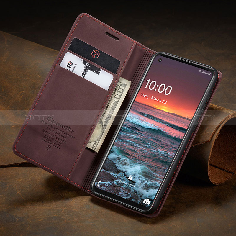 Funda de Cuero Cartera con Soporte Carcasa C02S para Samsung Galaxy A21s