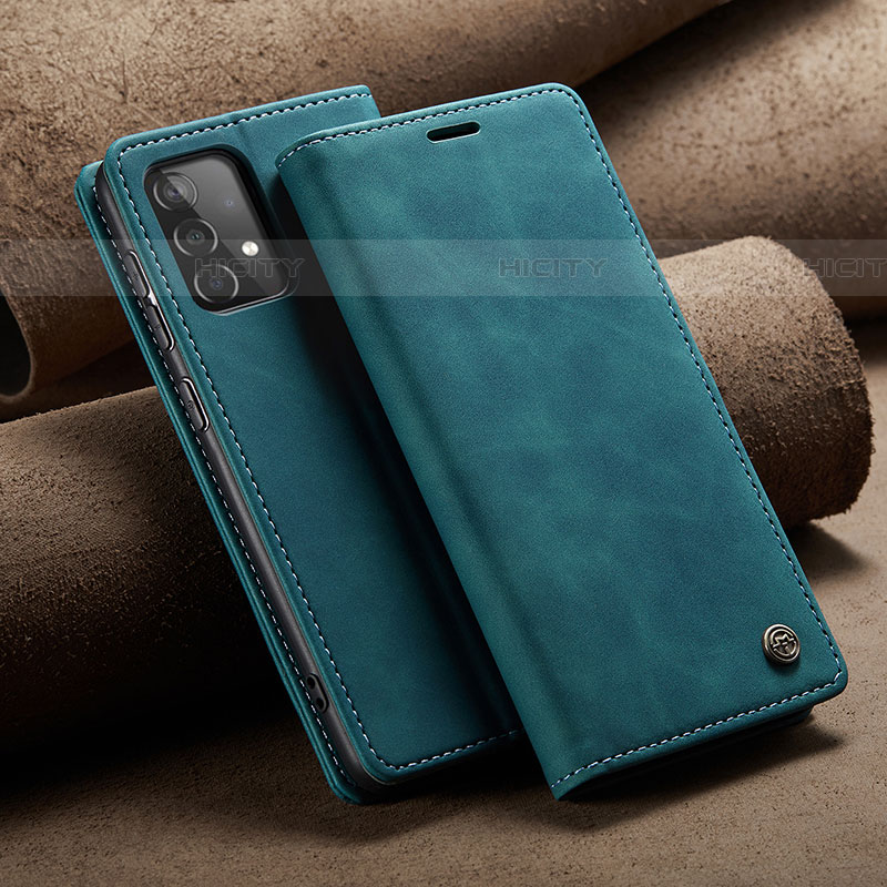 Funda de Cuero Cartera con Soporte Carcasa C02S para Samsung Galaxy A52 5G