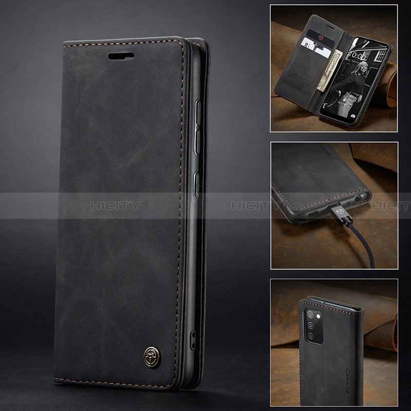 Funda de Cuero Cartera con Soporte Carcasa C02S para Samsung Galaxy F02S SM-E025F