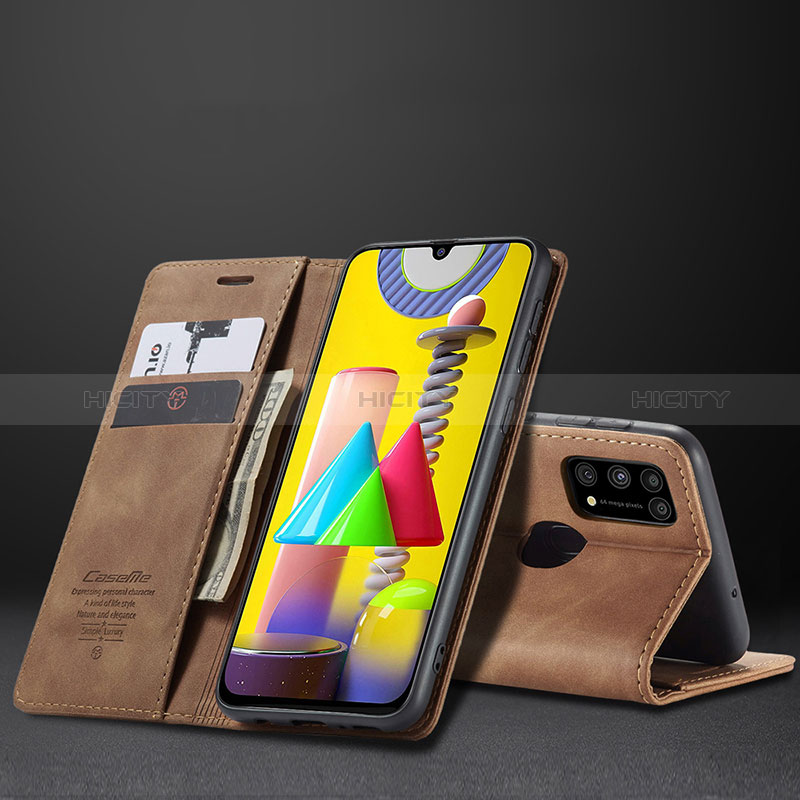 Funda de Cuero Cartera con Soporte Carcasa C02S para Samsung Galaxy M21s