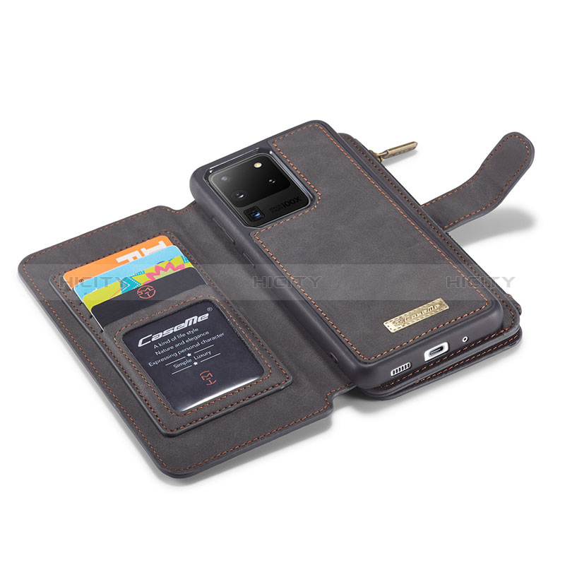 Funda de Cuero Cartera con Soporte Carcasa C02S para Samsung Galaxy S20 Ultra