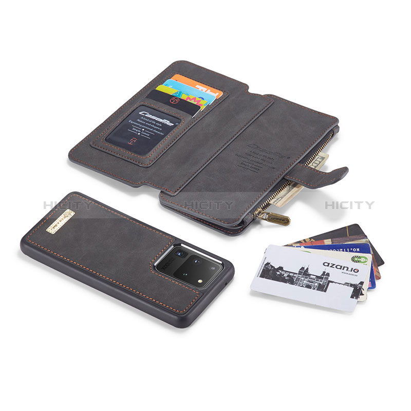 Funda de Cuero Cartera con Soporte Carcasa C02S para Samsung Galaxy S20 Ultra 5G