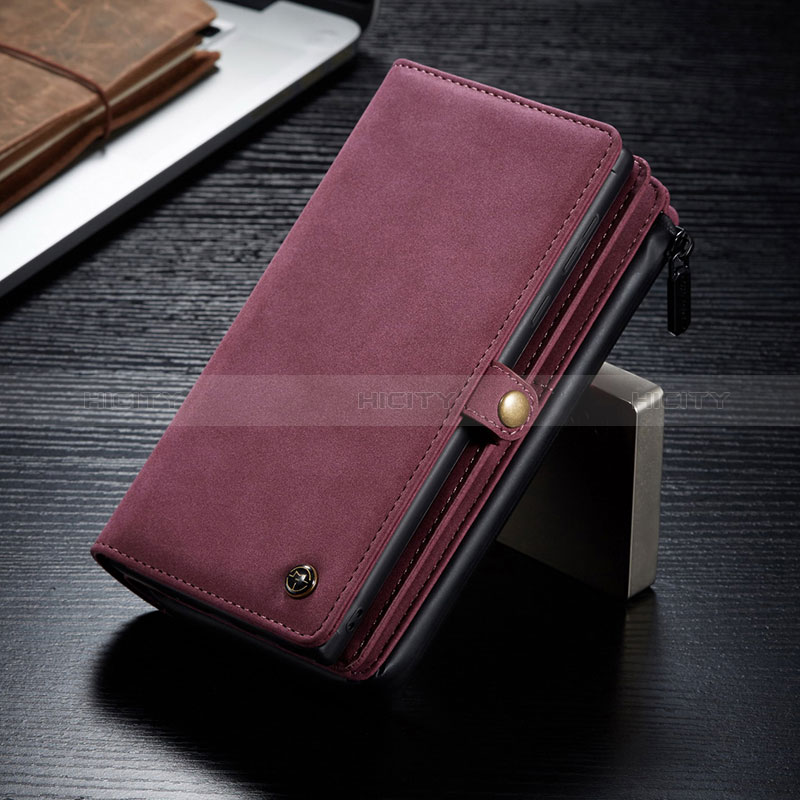 Funda de Cuero Cartera con Soporte Carcasa C02S para Samsung Galaxy S25 Ultra 5G