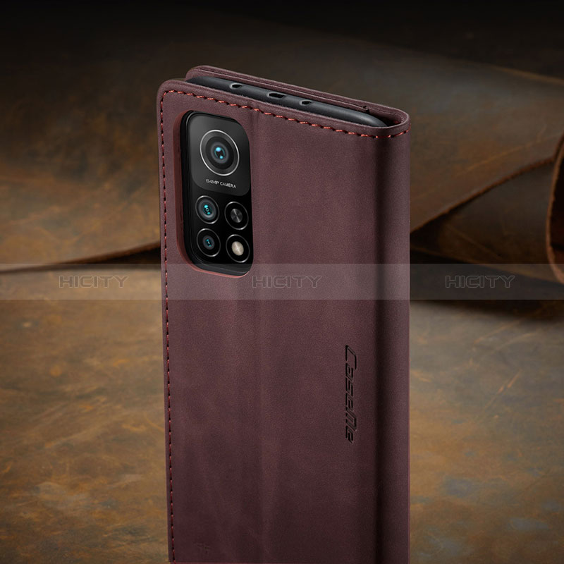 Funda de Cuero Cartera con Soporte Carcasa C02S para Xiaomi Mi 10T 5G