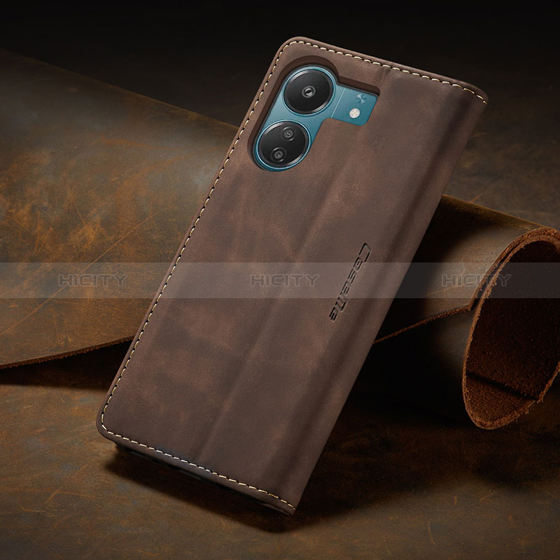 Funda de Cuero Cartera con Soporte Carcasa C02S para Xiaomi Poco C65