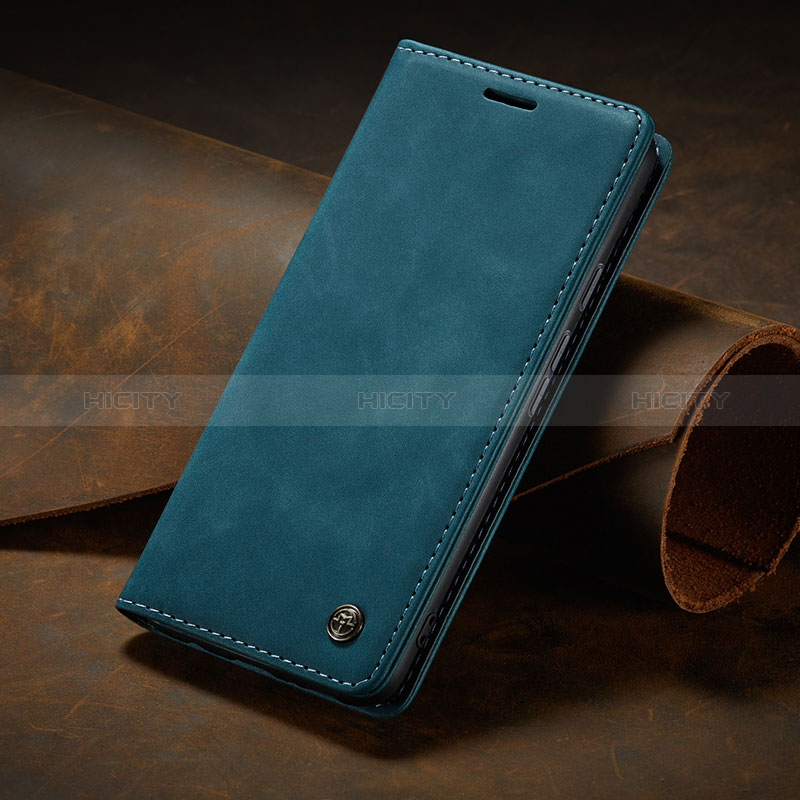 Funda de Cuero Cartera con Soporte Carcasa C02S para Xiaomi Redmi 12 5G Azul