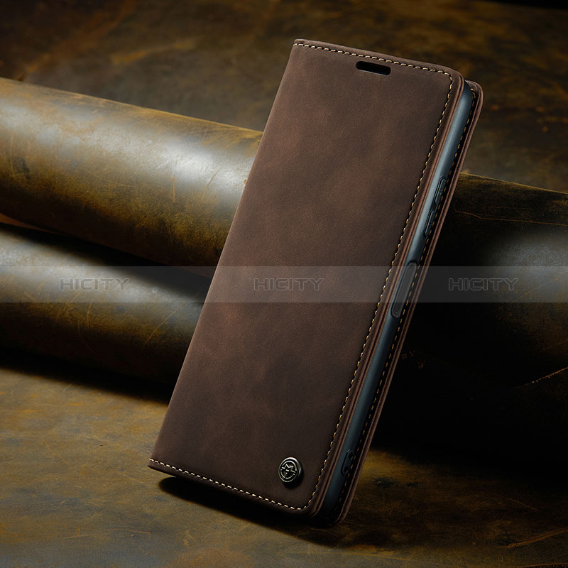 Funda de Cuero Cartera con Soporte Carcasa C02S para Xiaomi Redmi Note 12 4G Marron