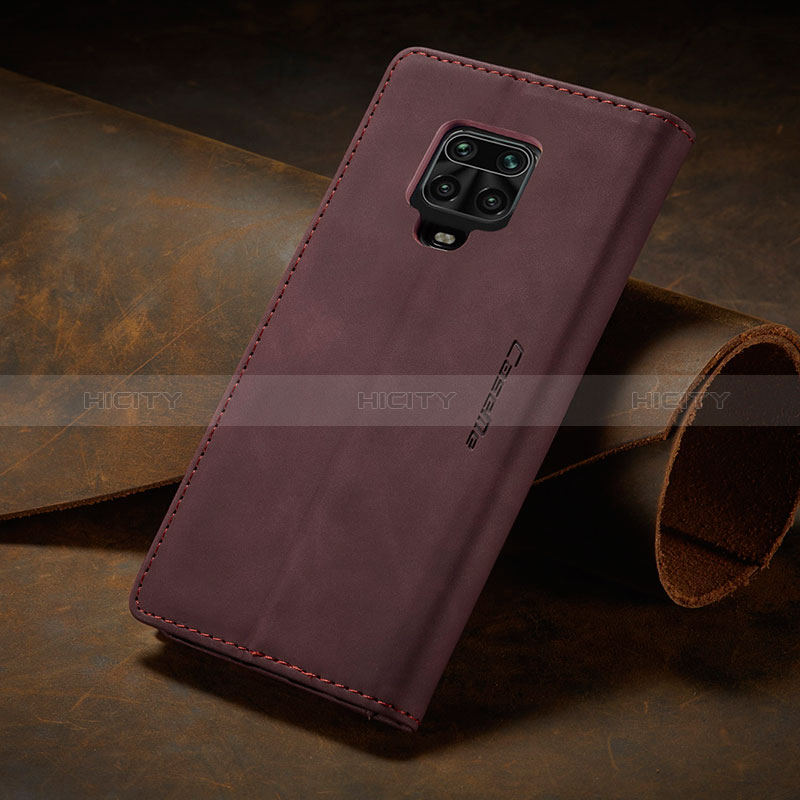 Funda de Cuero Cartera con Soporte Carcasa C02S para Xiaomi Redmi Note 9 Pro Max