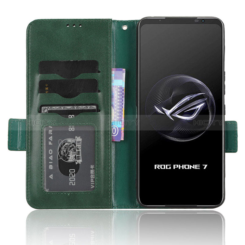 Funda de Cuero Cartera con Soporte Carcasa C02X para Asus ROG Phone 7